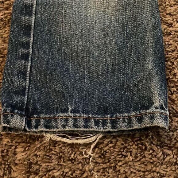 Levis’s 549 Relaxed Fit Boys Denim Jeans Distressed Size 2 - Picture 6 of 12
